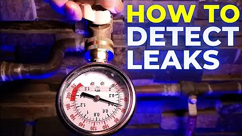 How to Use a Cheap Water Pressure Gauge to Detect Leaks [Active Plumbing Leak Test Demo]