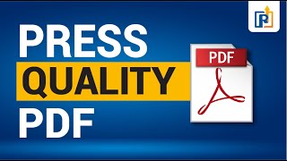 All About Press Quality Pdf from InDesign | Press Quality Pdf from InDesign | Prepress Tutorial Tips