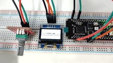 Banana Pi BPI-Leaf-S3 OLED display potentiometer voltage  progress bar #arduino #esp32 #micropython
