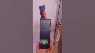 Installation Access Control | F16 Fingerprint #zkteco #shorts