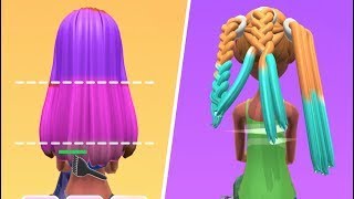 Braid salon 3D 🌈  👱‍♀️ Games All Levels Gameplay Android,Walkthrough ios,New Game Big Update Levels screenshot 2