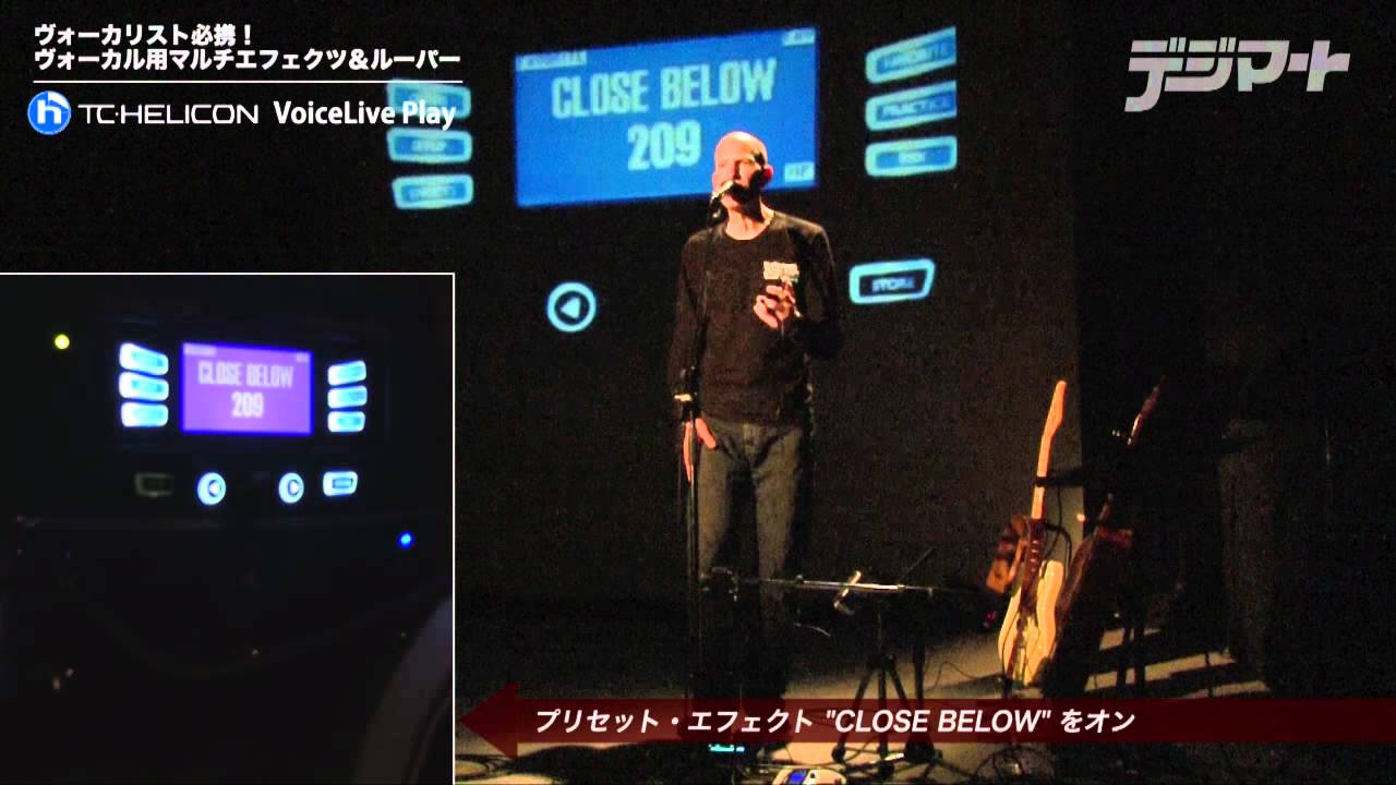 ヴォーカル必見！TC-Helicon VoiceLive Play：MP3 Player＆ヴォーカルエフェクト / performed by Tom  Lang