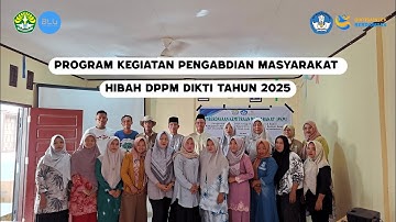 Program Kegiatan Pengabdian Masyarakat Hibah DPPM Dikti Tahun 2025