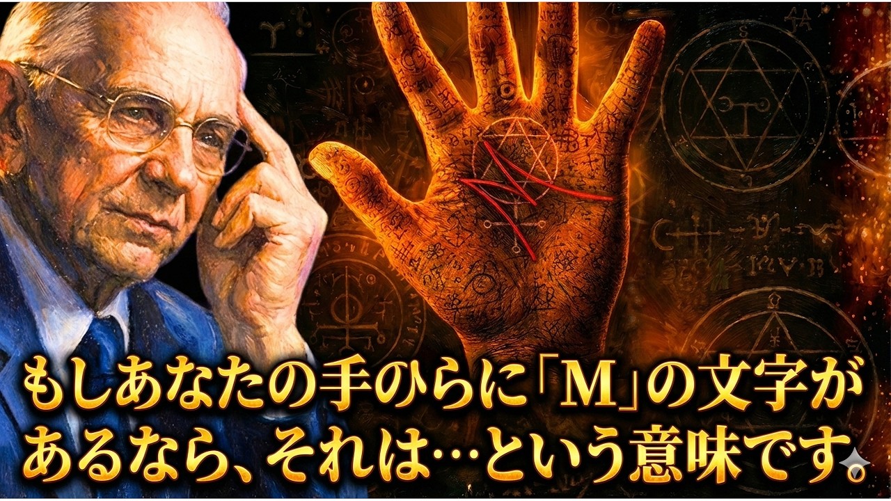 【エドガー・ケイシー】あなたの手のひらに「M」の文字はありますか？この印の霊的な意味を解き明かす【霊界の秘密】【死後の世界】