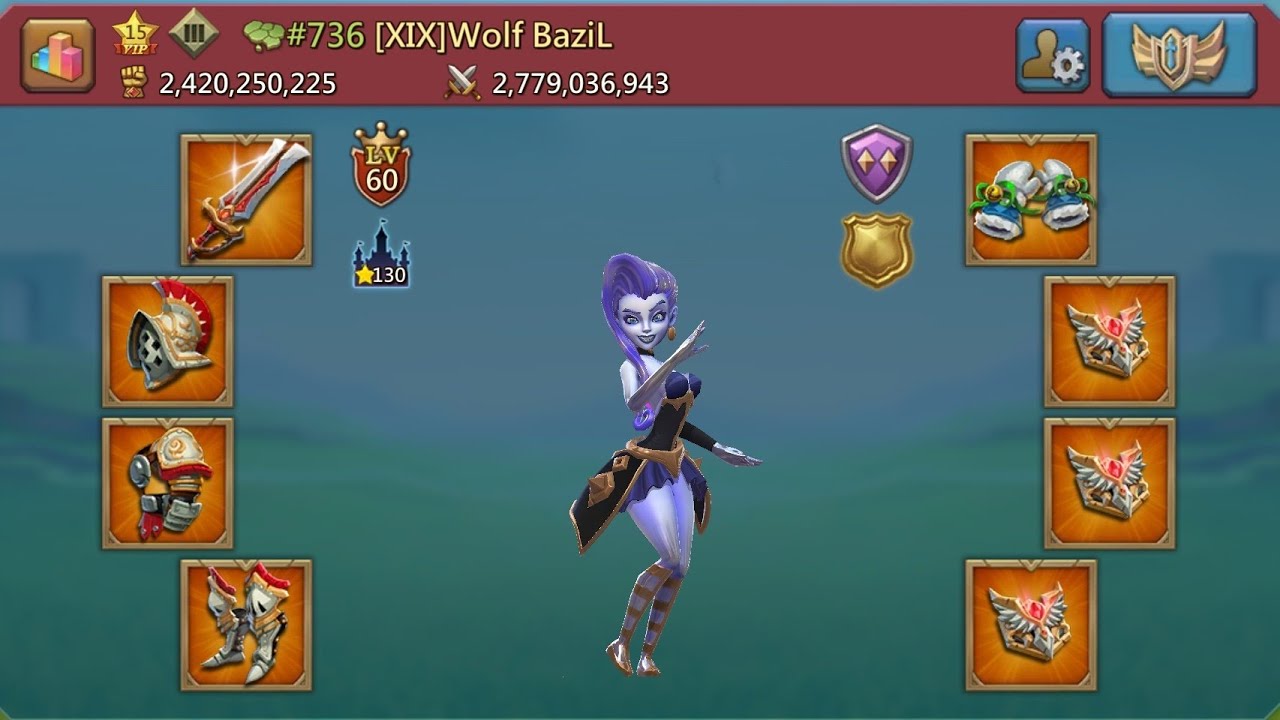 XIX[WOLF BAZIL] VS F2P SOLO TRAP GETTING COUNTERED BY A BARON - Lords Mobile Gameplay