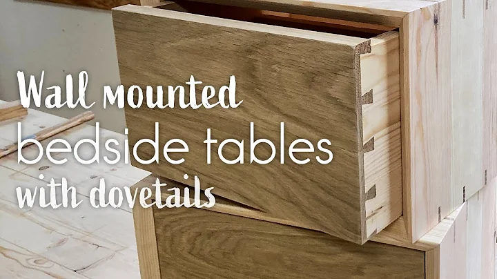 Bedside table with dovetail drawer