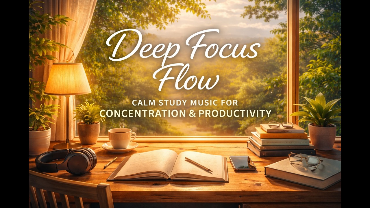 Calm Study Music for Deep Focus — 1 Hour | Concentration & Productivity ...