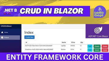 🖥️ Blazor CRUD-bewerkingen met SQL Server: stapsgewijze handleiding | EF DB First