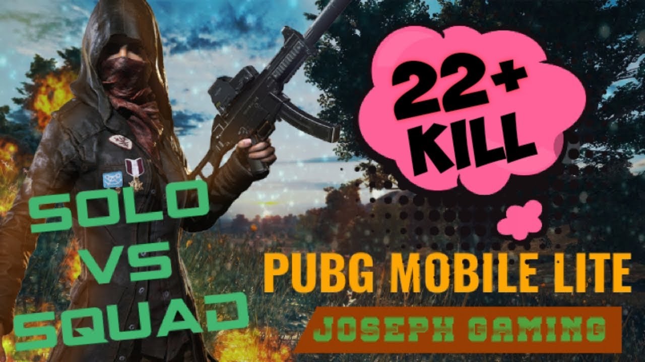 PUBG MOBILE LITE SOLO VS SQUAD GAMEPLAY #2 || JOSEPH GAMING - YouTube