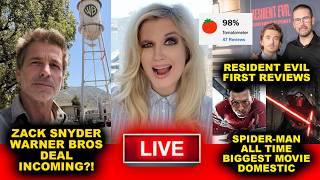Zack Snyder Warner Bros Return IMMINENT! Resident Evil Rotten Tomatoes! Spider-Man vs Star Wars!