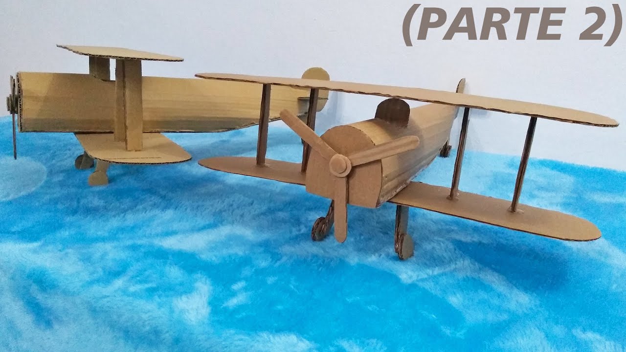 Avião De Garrafa Pet E Papelão - RETOEDU