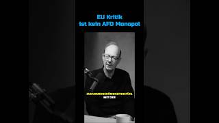 EU-Kritik ist kein AfD-Monopol.Das sagt Martin Sonneborn