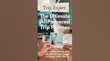 Use a Powerful AI Trip Planner to Create Itinerary with a Map and PDF #tripplanner #travel #trip #ai