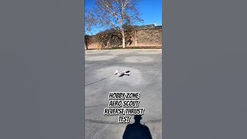 hobbyzone AeroScout Reverse thrust test #shorts #AeroScout