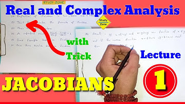 🏅🏅What is Jacobian ? || Jacobian concept ||CRIR-NET, B.Sc. Mathematics, || Real and Complex Analysis