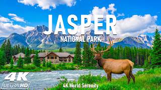 Jasper National Park 4K | Wild Rockies, Glacier Lakes & Endless Wilderness