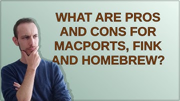 Apple: What are pros and cons for MacPorts, Fink and Homebrew?