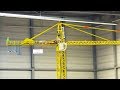 GIGANTIC RC MODEL ROTARY TOWER CRANE LIEBHERR IN DETAIL AND ACTION!!