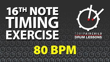 16th Note Timing Exercise 80 bpm