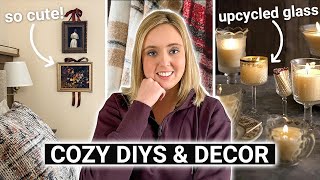 Making my apartment cozy for winter ❄️ *Easy* DIY home decor ideas