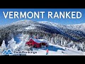 Vermont ski resorts ranked  worst to best