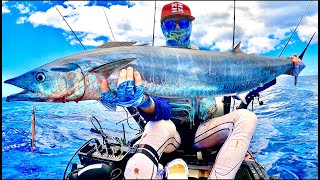 Jigging For Ono? No Way! | Wahoo | Hawaii Kayak Fishing