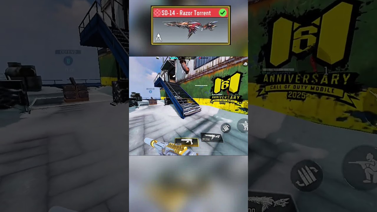 SO-14- Razor Torrent automatic mode SND  #codm #snd #codmobile #viral #codmclips #fyp