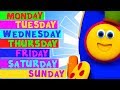 Days Of The Week | Learning Street With Bob The Train | Word Play | Cartoon Videos by Kids Tv