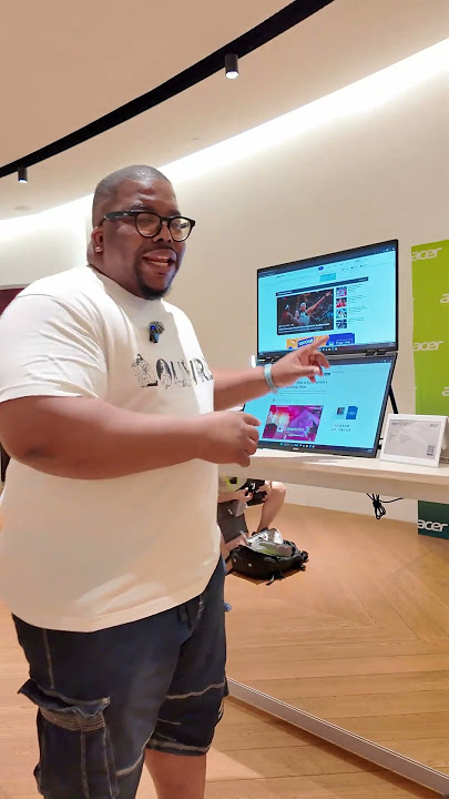 Acer PD243YE Dual Screen Portable Laptop | First Hands-On Impressions #computex2025 #portablemonitor