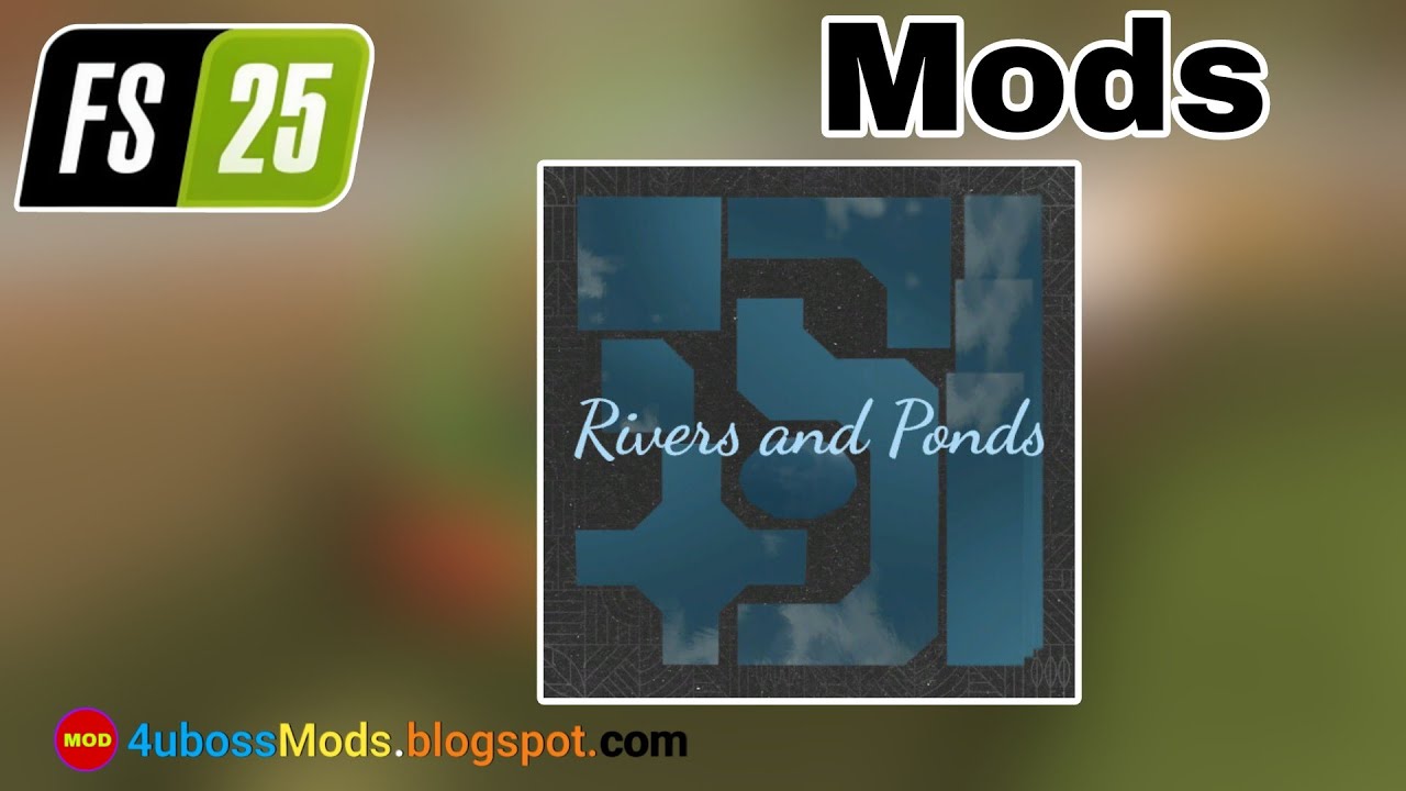 fs25 Mods - Natural Water Rivers And Ponds Pack - YouTube