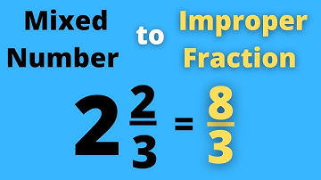 Convert a Mixed Number to an Improper Fraction