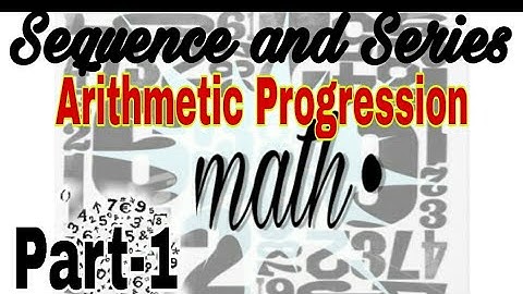 Arithmetic Progression I Sequence and Series l Master cadre Maths