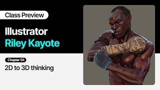 Illustrator Riley Kayote - Chapter 04: 2D to 3D Thinking