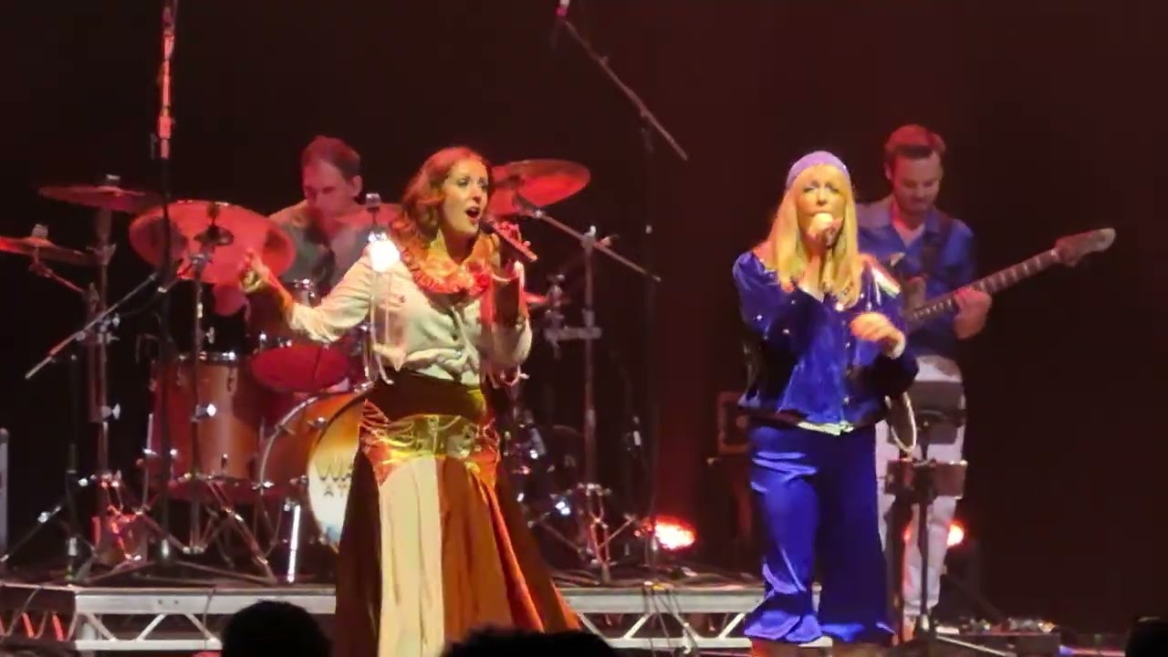 Waterloo at the Bradford Live theatre tonight in the 'Waterloo: A Tribute to ABBA' show 