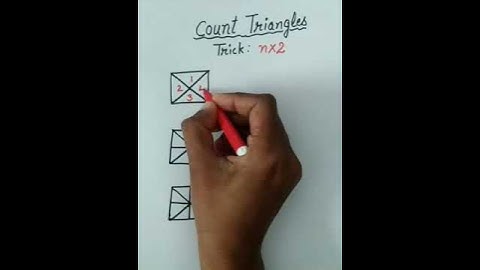 Count Triangles#reasoning#mathsTrick#shorts