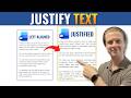 How To Justify Text in Word