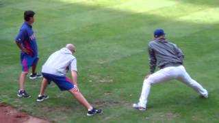 Yu Darvish 1st MLB Start Warm-Up Drills