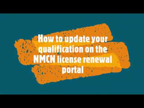 How to update your qualification on the NMCN license portal in 5 minutes