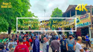 Ramainya Pasar Klithikan Notoharjo Semanggi Surakarta di Hari Minggu 2021  4K Walking iPhone XR