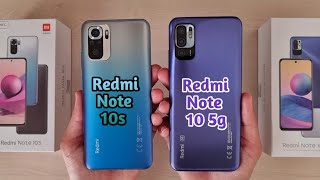 Redmi note 10s vs Redmi note 10 5g | اختبار السرعة والشاشة والبصمة