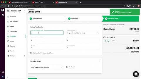 How to create employees/contractors for US companies in Deskera People