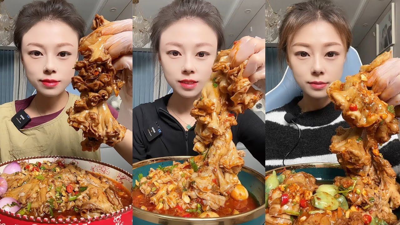 #010 ❤️ EATING COCKSCOMB OIL  || Mukbang Asmr