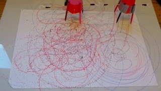 Social Doodle Bots | Pair dancing with hook arms