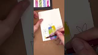 Super EASY Watercolor Birthday Card!