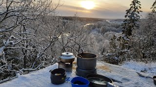 Outdoor cooking  Trangia winter attachment review  Hike