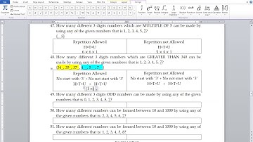 ECAT Math - Counting Techniques - Permutation Lecture 6 by Sir Ahsan Abdullah Patel