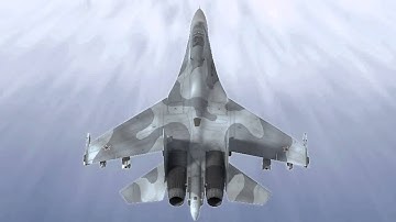 su 27 UB 3d model rigging preview