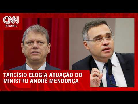 Tarcísio apoia Mendonça e cobra STF: "Credibilidade não volta no silêncio" | CNN360º