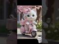 Cat's day out #cutekitten #catonscooty #kittenvideo #pussycat #cute #funnycat #catshorts #catviral