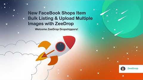 How To Work With Facebook Shop With ZeeDrop